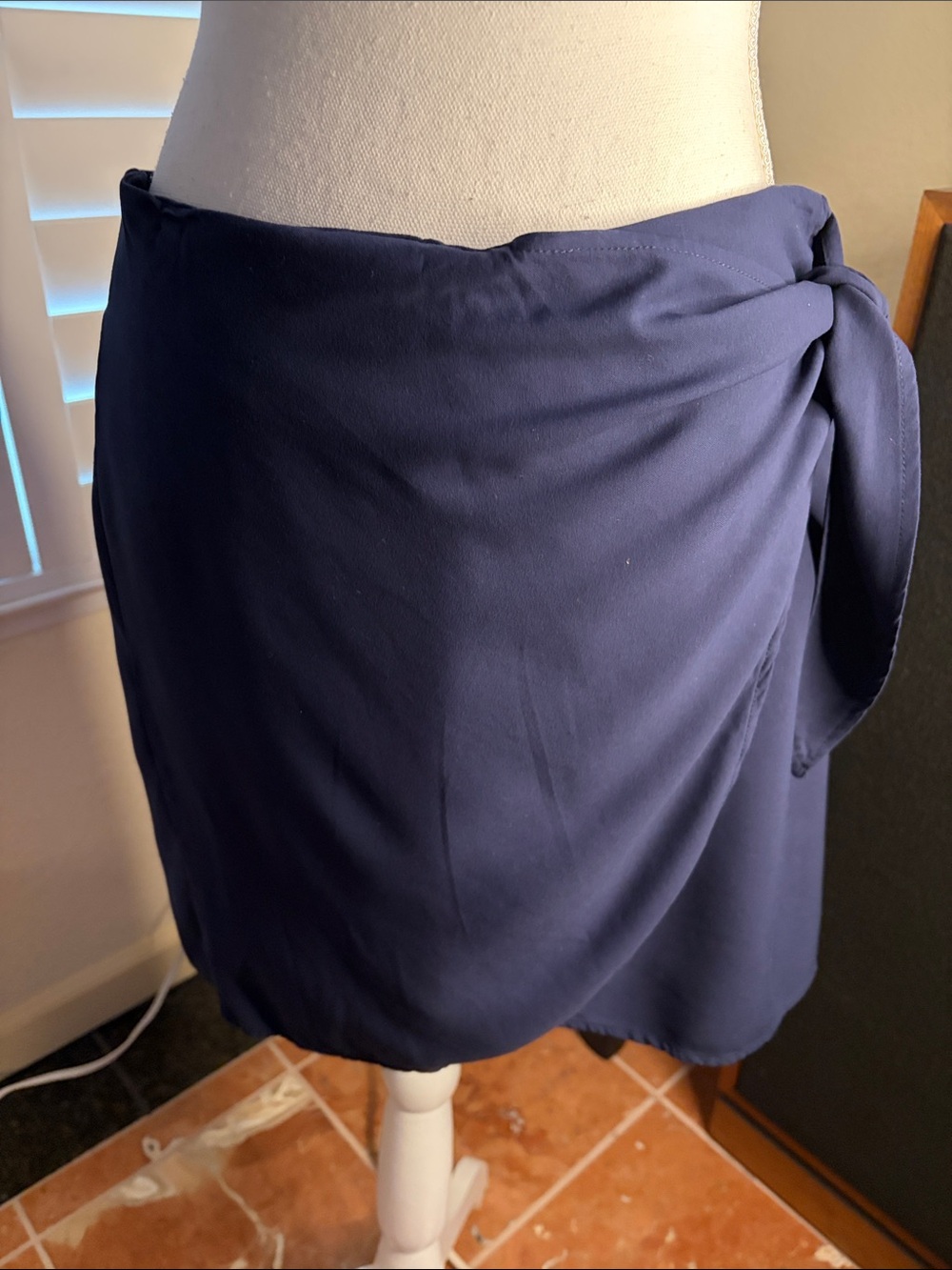 ππ©³Zac & Rachel Dark Navy Skort With Side Tie Size 12